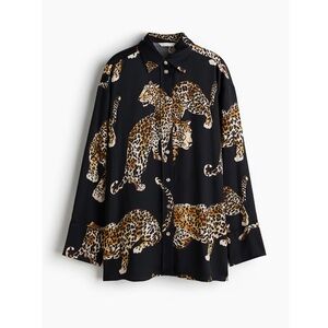 Oversized Satin Shirt